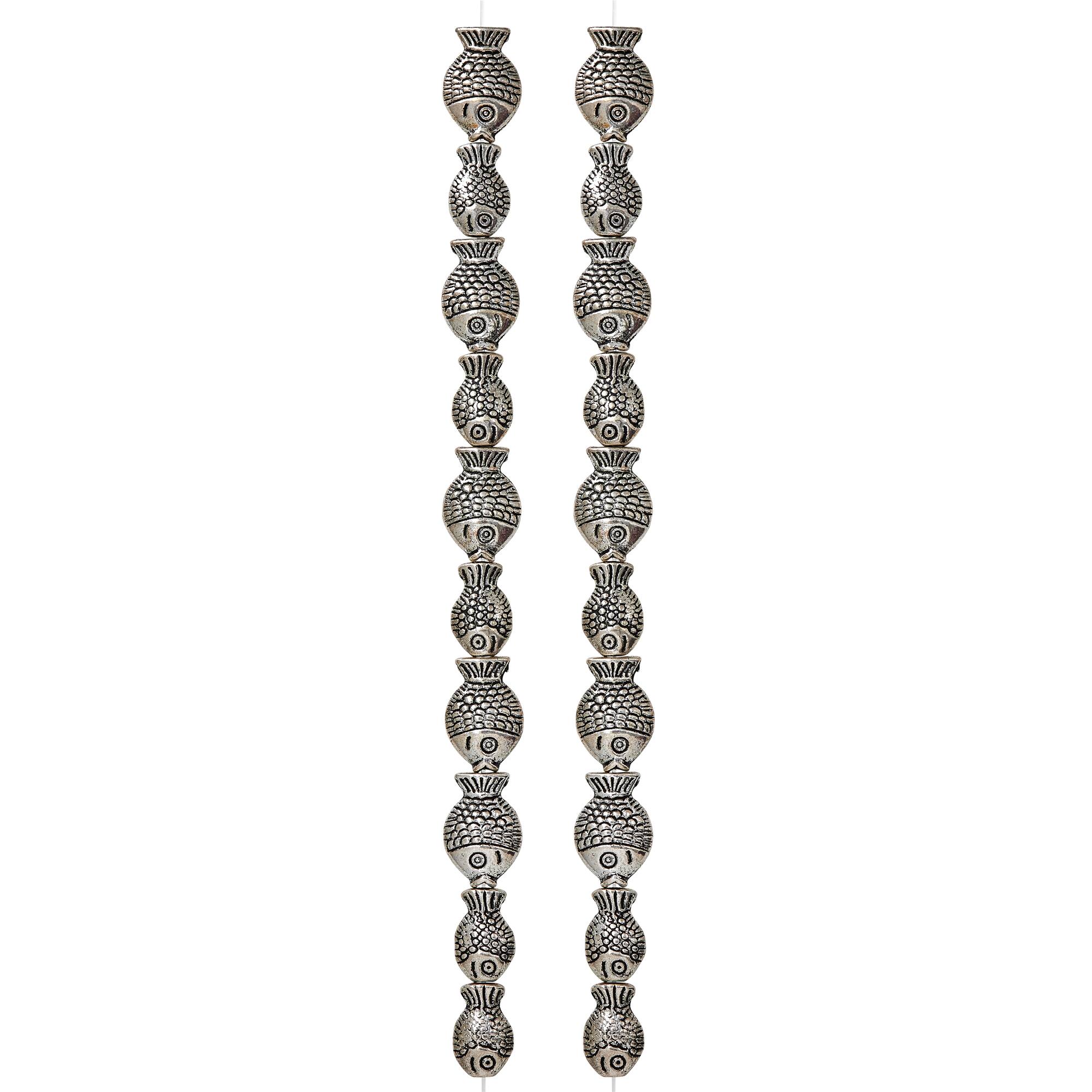 Antique Silver Fish Mix Metal Beads by Bead Landing™